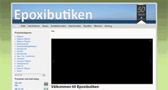 Desktop Screenshot of epoxibutiken.se