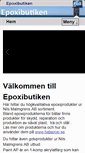 Mobile Screenshot of epoxibutiken.se