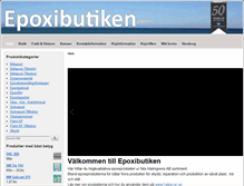 Tablet Screenshot of epoxibutiken.se